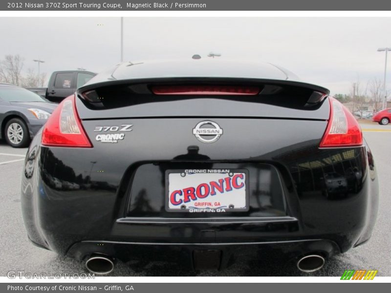 Magnetic Black / Persimmon 2012 Nissan 370Z Sport Touring Coupe