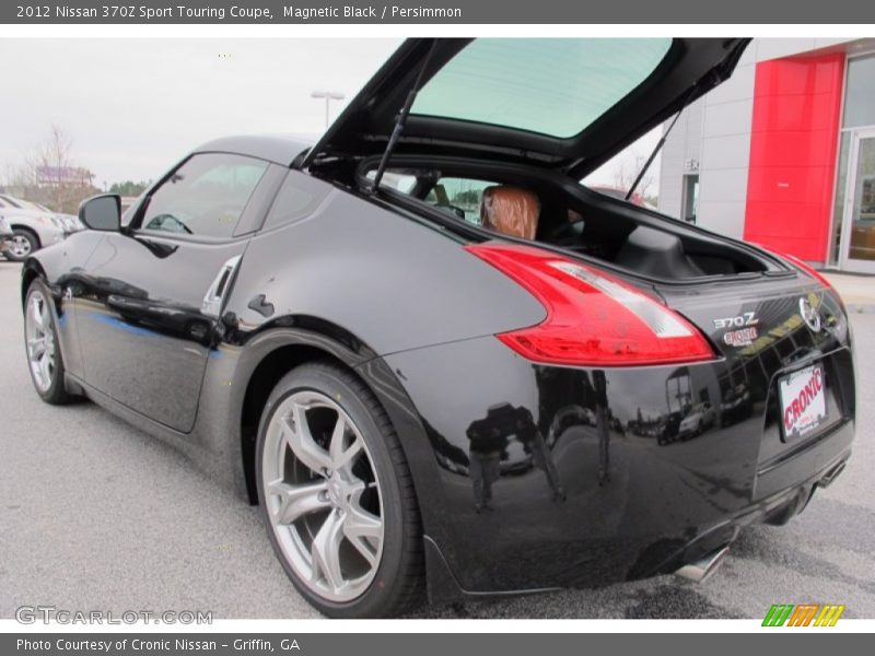 Magnetic Black / Persimmon 2012 Nissan 370Z Sport Touring Coupe