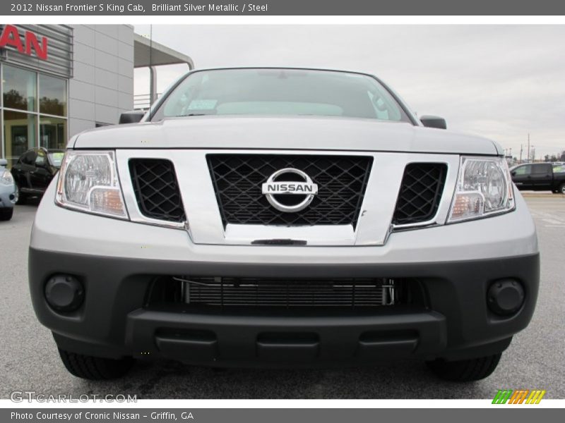 Brilliant Silver Metallic / Steel 2012 Nissan Frontier S King Cab