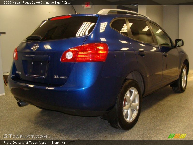 Indigo Blue / Gray 2009 Nissan Rogue SL AWD