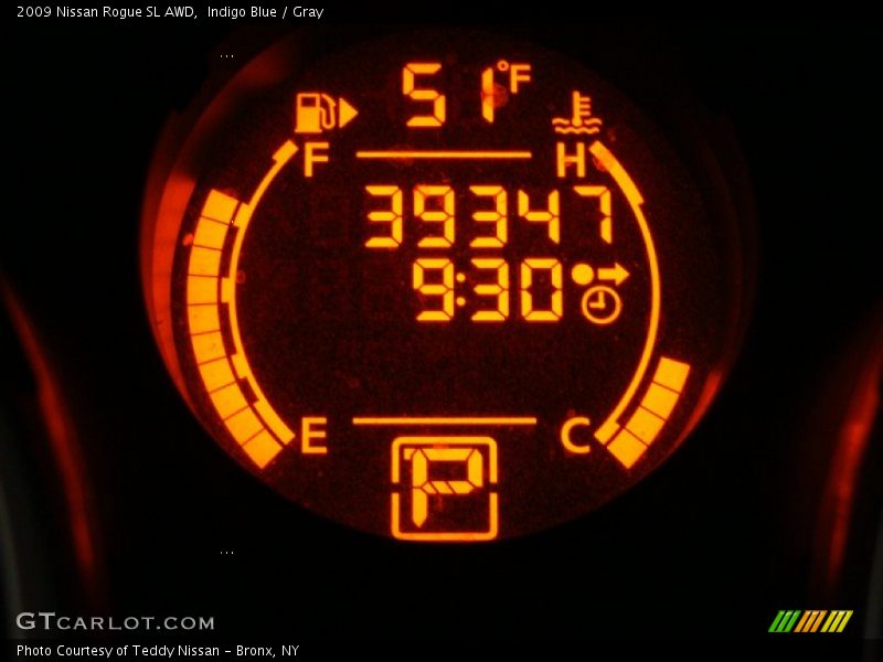 Indigo Blue / Gray 2009 Nissan Rogue SL AWD