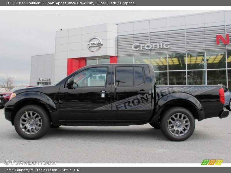 Super Black / Graphite 2012 Nissan Frontier SV Sport Appearance Crew Cab