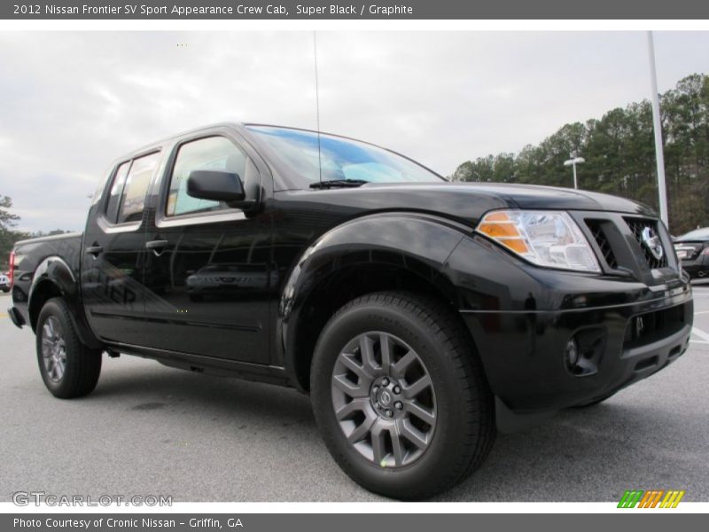 Super Black / Graphite 2012 Nissan Frontier SV Sport Appearance Crew Cab