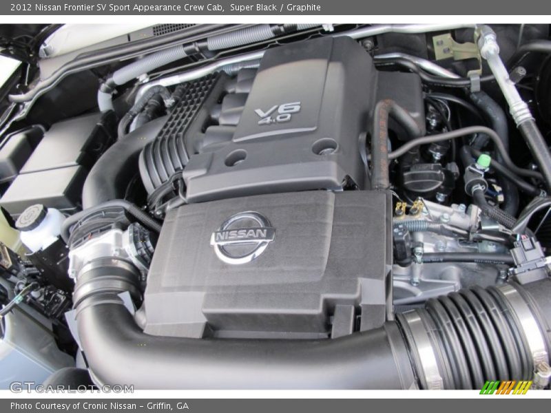 Super Black / Graphite 2012 Nissan Frontier SV Sport Appearance Crew Cab