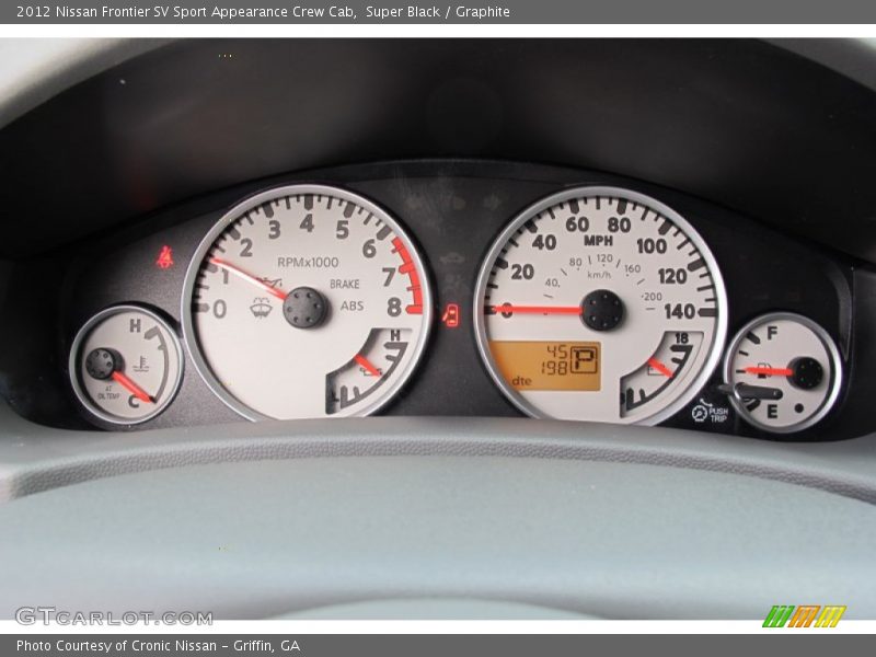 Super Black / Graphite 2012 Nissan Frontier SV Sport Appearance Crew Cab