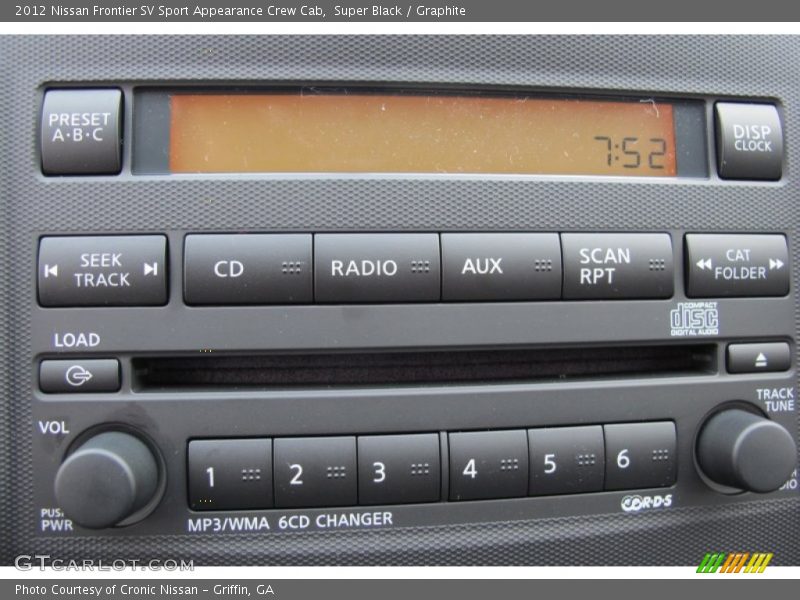 Super Black / Graphite 2012 Nissan Frontier SV Sport Appearance Crew Cab