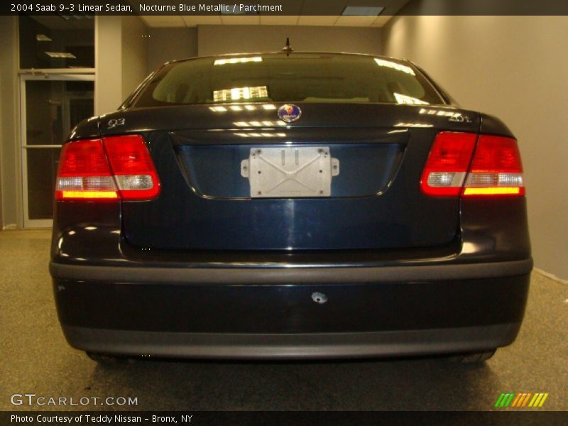 Nocturne Blue Metallic / Parchment 2004 Saab 9-3 Linear Sedan