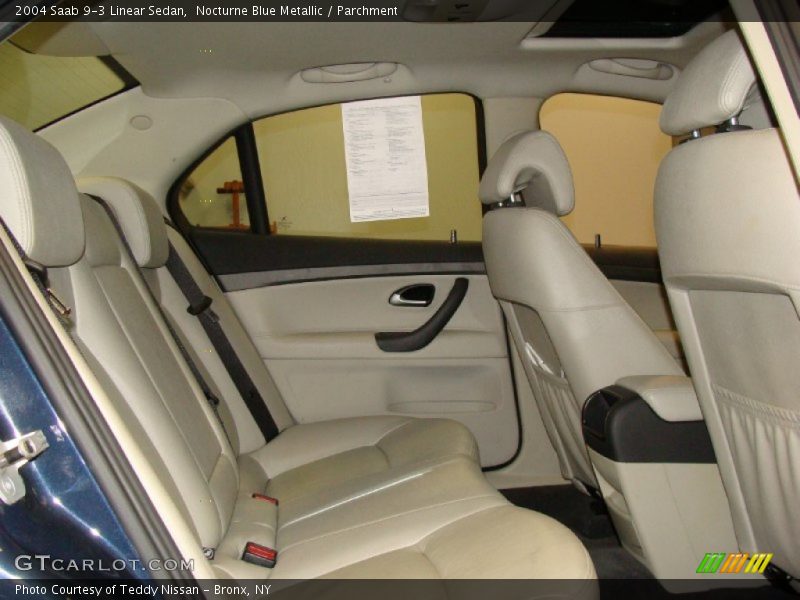 Nocturne Blue Metallic / Parchment 2004 Saab 9-3 Linear Sedan
