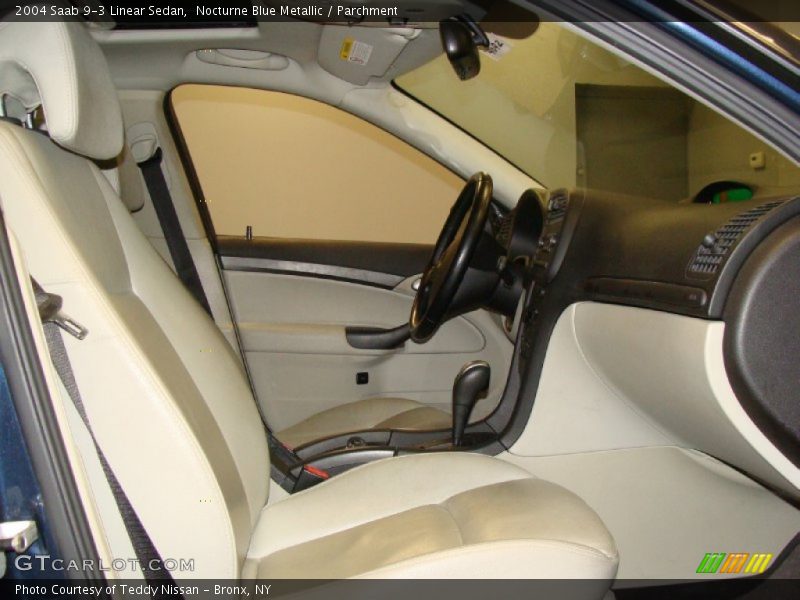 Nocturne Blue Metallic / Parchment 2004 Saab 9-3 Linear Sedan