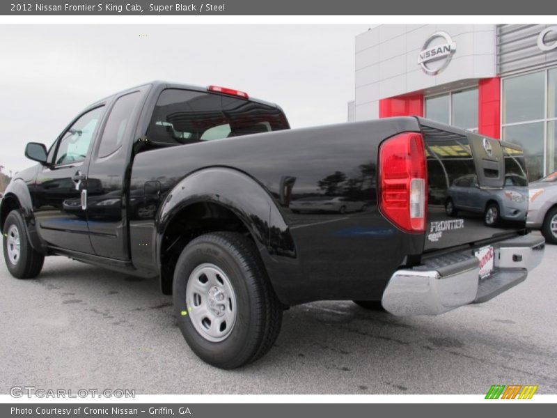 Super Black / Steel 2012 Nissan Frontier S King Cab