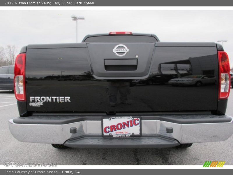 Super Black / Steel 2012 Nissan Frontier S King Cab