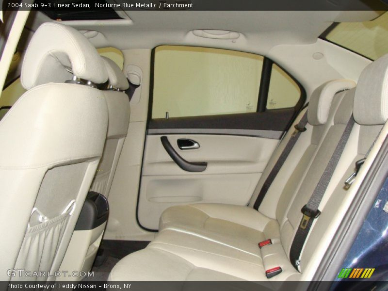 Nocturne Blue Metallic / Parchment 2004 Saab 9-3 Linear Sedan