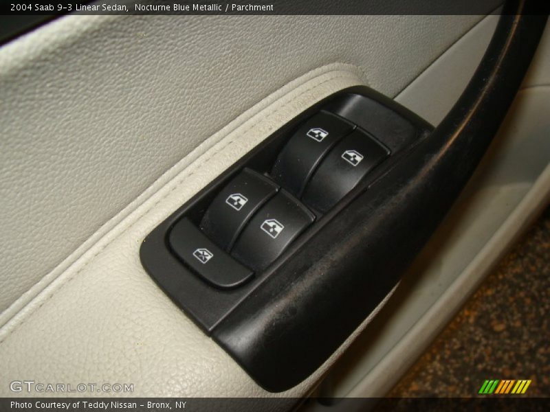 Nocturne Blue Metallic / Parchment 2004 Saab 9-3 Linear Sedan