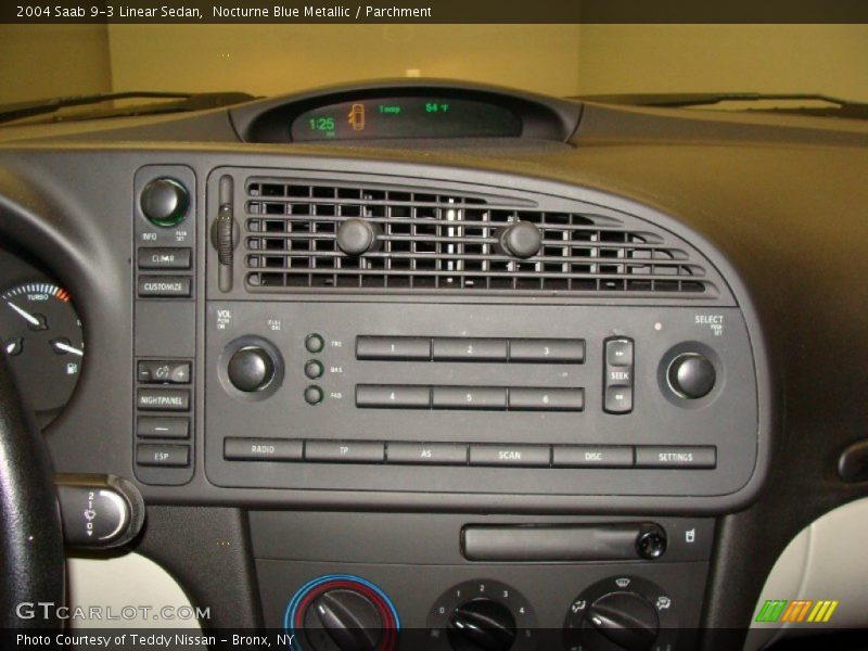 Nocturne Blue Metallic / Parchment 2004 Saab 9-3 Linear Sedan