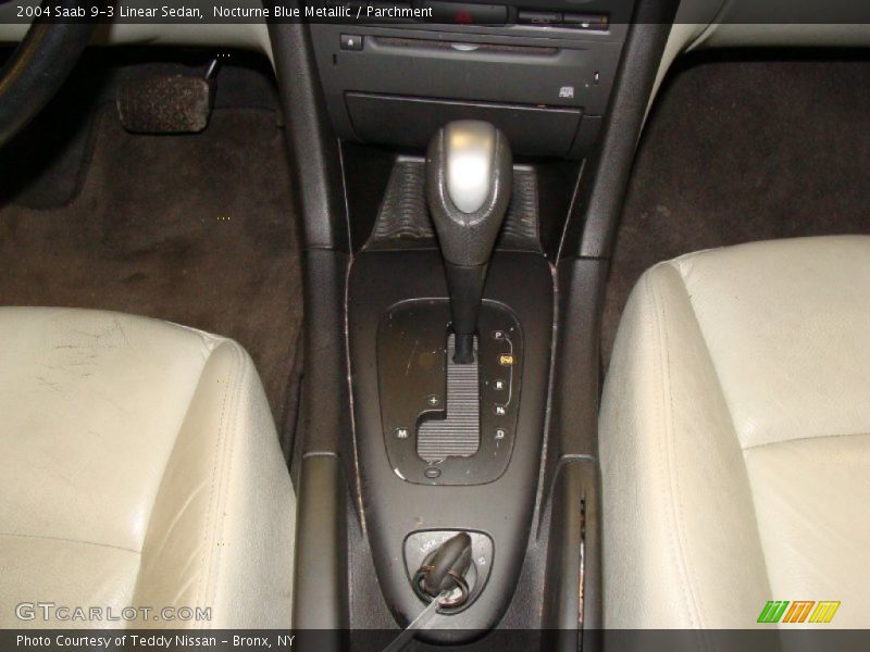 Nocturne Blue Metallic / Parchment 2004 Saab 9-3 Linear Sedan