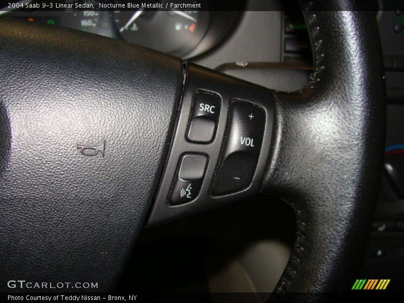 Nocturne Blue Metallic / Parchment 2004 Saab 9-3 Linear Sedan