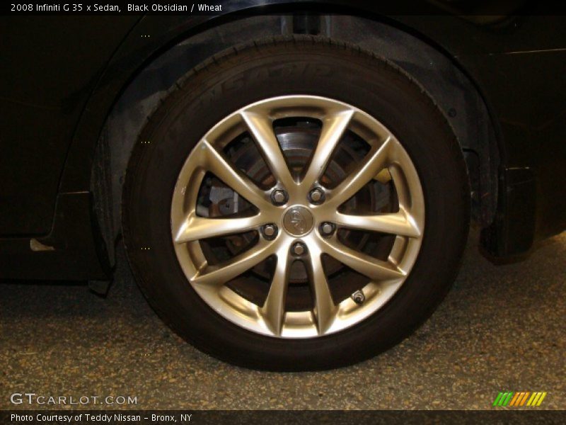 Black Obsidian / Wheat 2008 Infiniti G 35 x Sedan