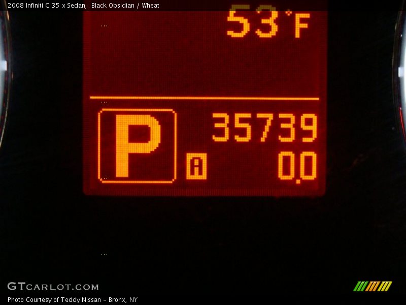 Black Obsidian / Wheat 2008 Infiniti G 35 x Sedan