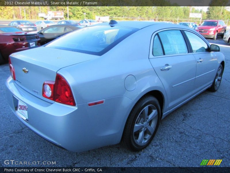 Silver Ice Metallic / Titanium 2012 Chevrolet Malibu LT