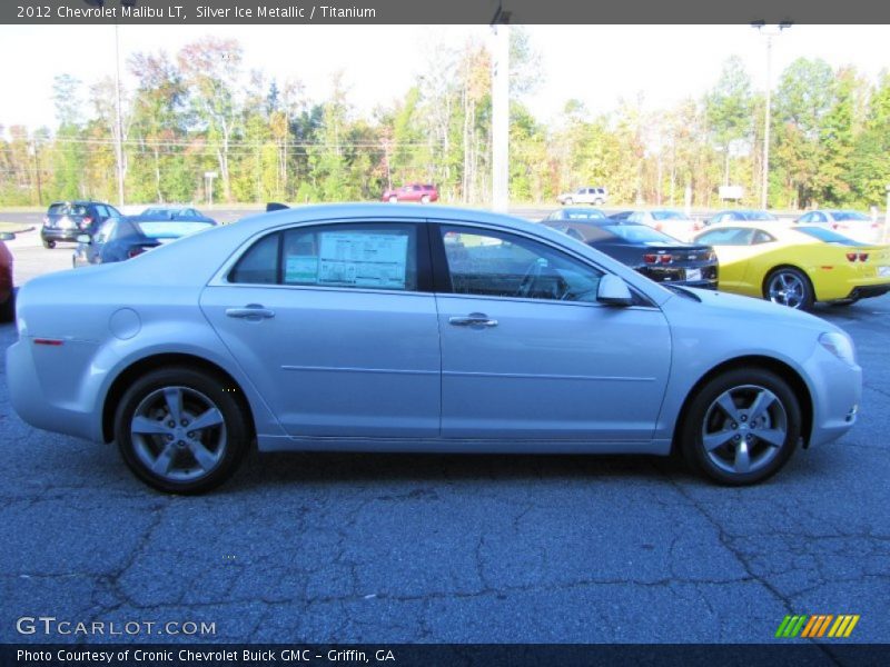 Silver Ice Metallic / Titanium 2012 Chevrolet Malibu LT