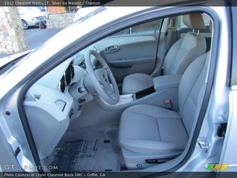 Silver Ice Metallic / Titanium 2012 Chevrolet Malibu LT