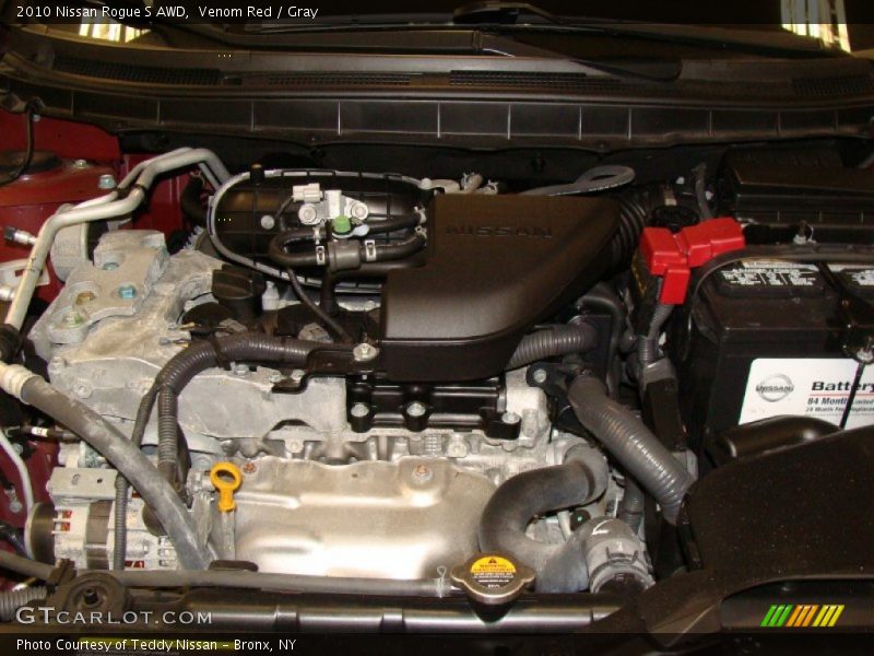 Venom Red / Gray 2010 Nissan Rogue S AWD