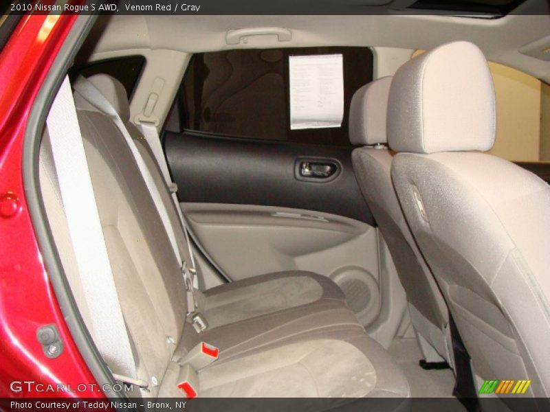 Venom Red / Gray 2010 Nissan Rogue S AWD