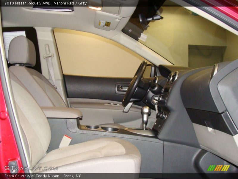 Venom Red / Gray 2010 Nissan Rogue S AWD
