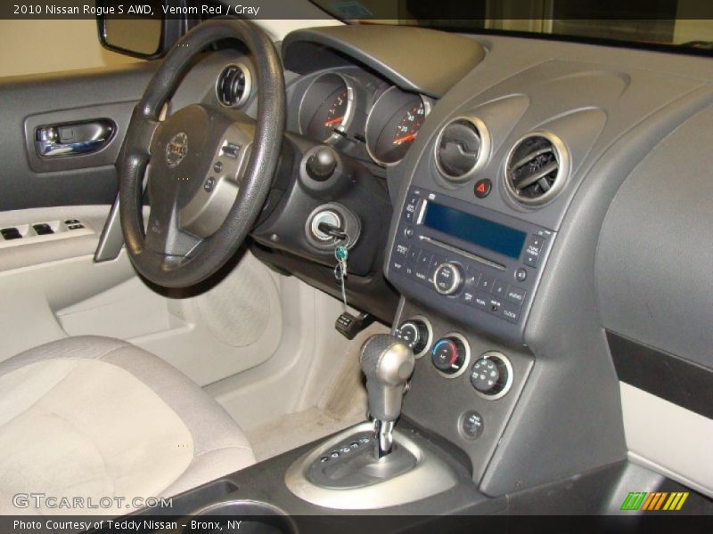 Venom Red / Gray 2010 Nissan Rogue S AWD