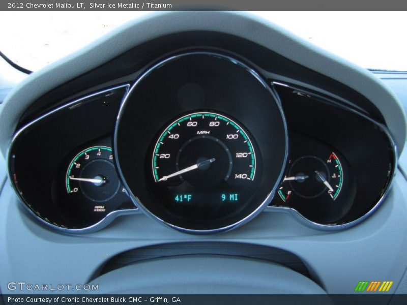 Silver Ice Metallic / Titanium 2012 Chevrolet Malibu LT