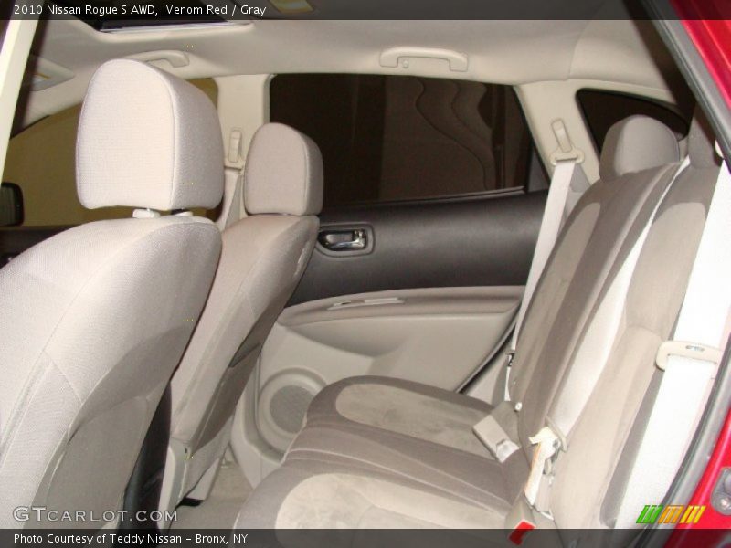 Venom Red / Gray 2010 Nissan Rogue S AWD