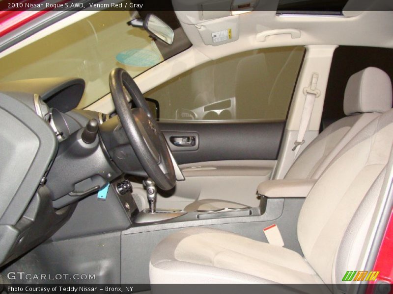 Venom Red / Gray 2010 Nissan Rogue S AWD