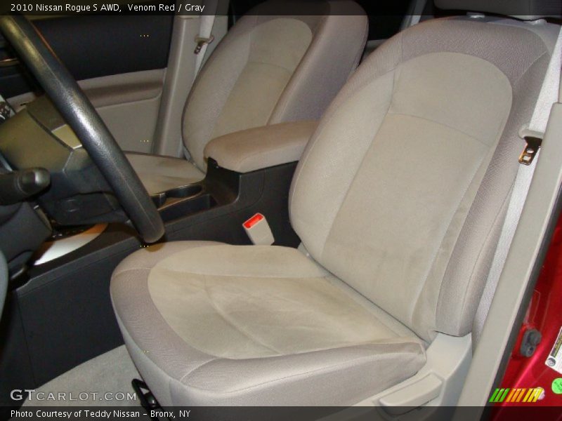 Venom Red / Gray 2010 Nissan Rogue S AWD