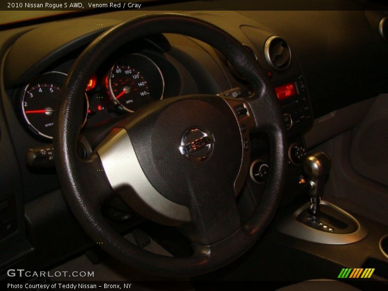 Venom Red / Gray 2010 Nissan Rogue S AWD