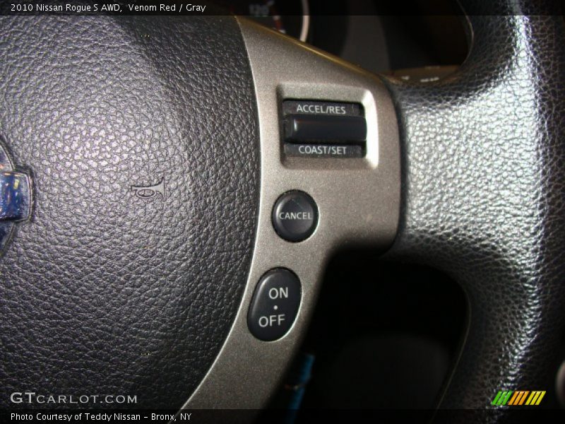 Venom Red / Gray 2010 Nissan Rogue S AWD
