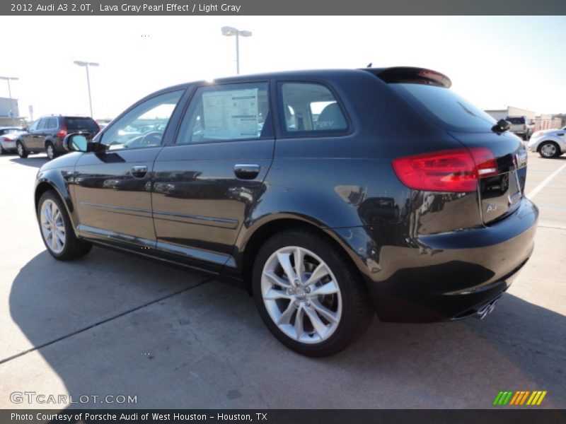 Lava Gray Pearl Effect / Light Gray 2012 Audi A3 2.0T