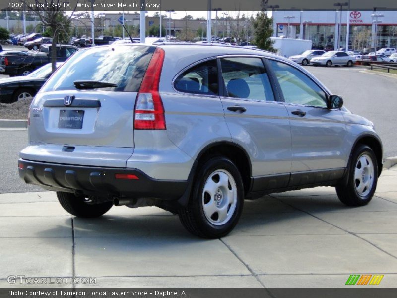 Whistler Silver Metallic / Gray 2007 Honda CR-V LX