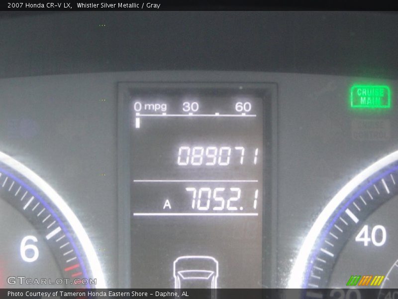 Whistler Silver Metallic / Gray 2007 Honda CR-V LX