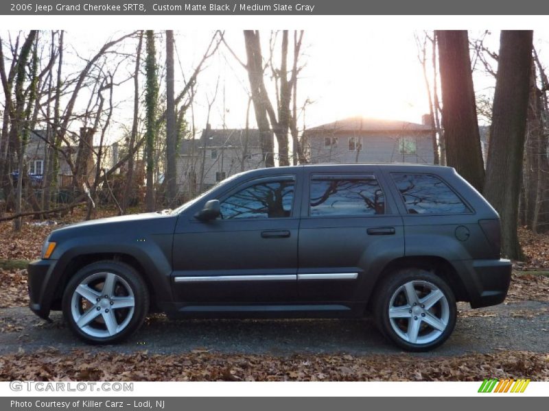 Custom Matte Black / Medium Slate Gray 2006 Jeep Grand Cherokee SRT8