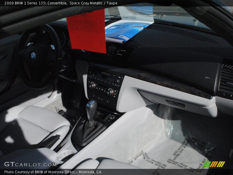 Space Grey Metallic / Taupe 2009 BMW 1 Series 135i Convertible