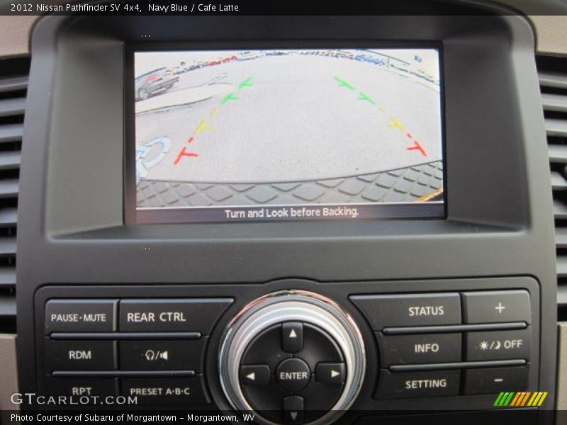 Controls of 2012 Pathfinder SV 4x4