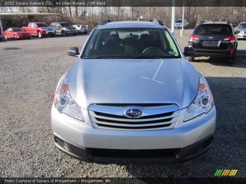 Ice Silver Metallic / Off Black 2012 Subaru Outback 2.5i