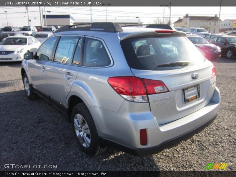 Ice Silver Metallic / Off Black 2012 Subaru Outback 2.5i