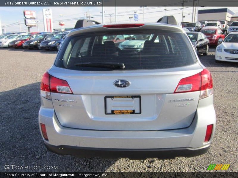 Ice Silver Metallic / Off Black 2012 Subaru Outback 2.5i