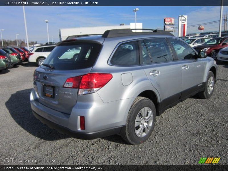 Ice Silver Metallic / Off Black 2012 Subaru Outback 2.5i
