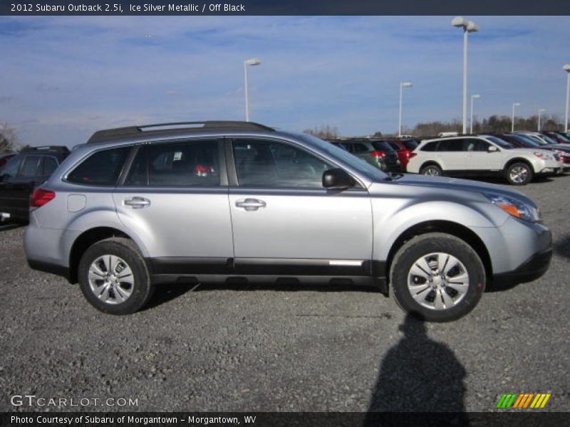 Ice Silver Metallic / Off Black 2012 Subaru Outback 2.5i
