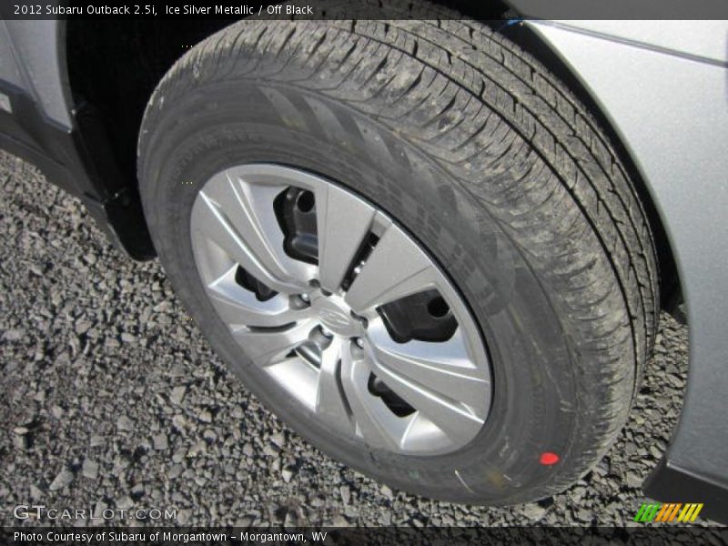 Ice Silver Metallic / Off Black 2012 Subaru Outback 2.5i