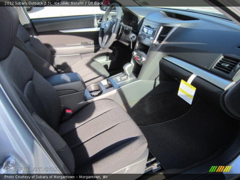 Ice Silver Metallic / Off Black 2012 Subaru Outback 2.5i