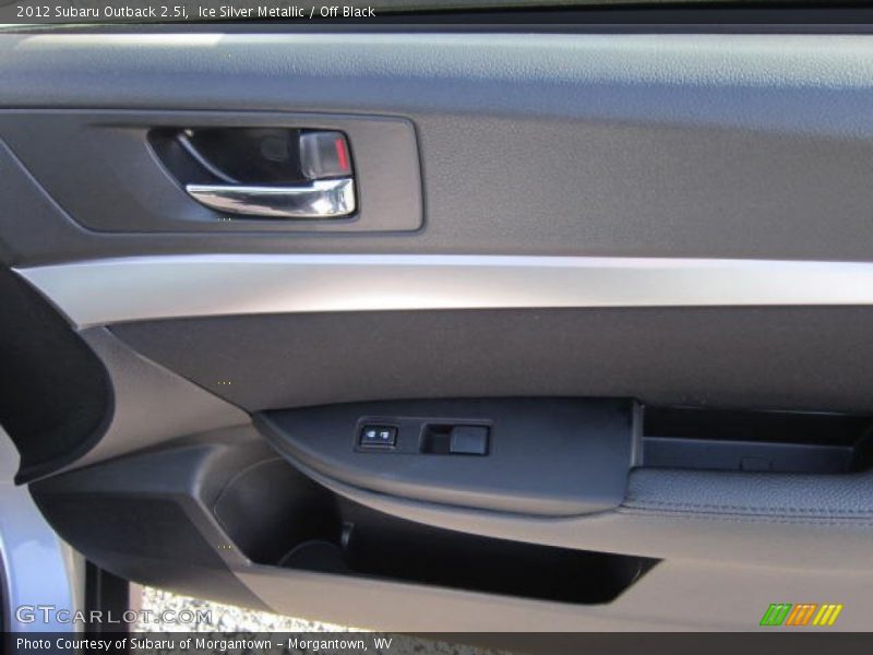 Ice Silver Metallic / Off Black 2012 Subaru Outback 2.5i