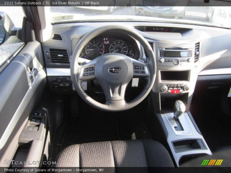 Ice Silver Metallic / Off Black 2012 Subaru Outback 2.5i